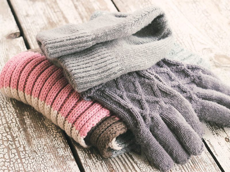 Accessoires für den Winter: Mützen, Schals und Handschuhe