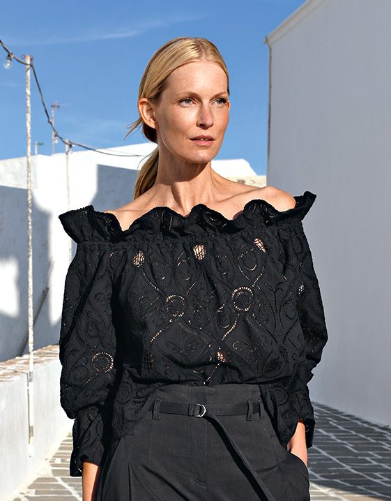 Halslijn Guide: Shirt met Carmen-hals