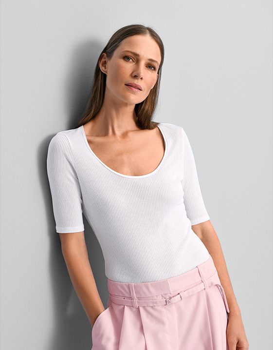 Halslijn Guide: Shirt met U-hals