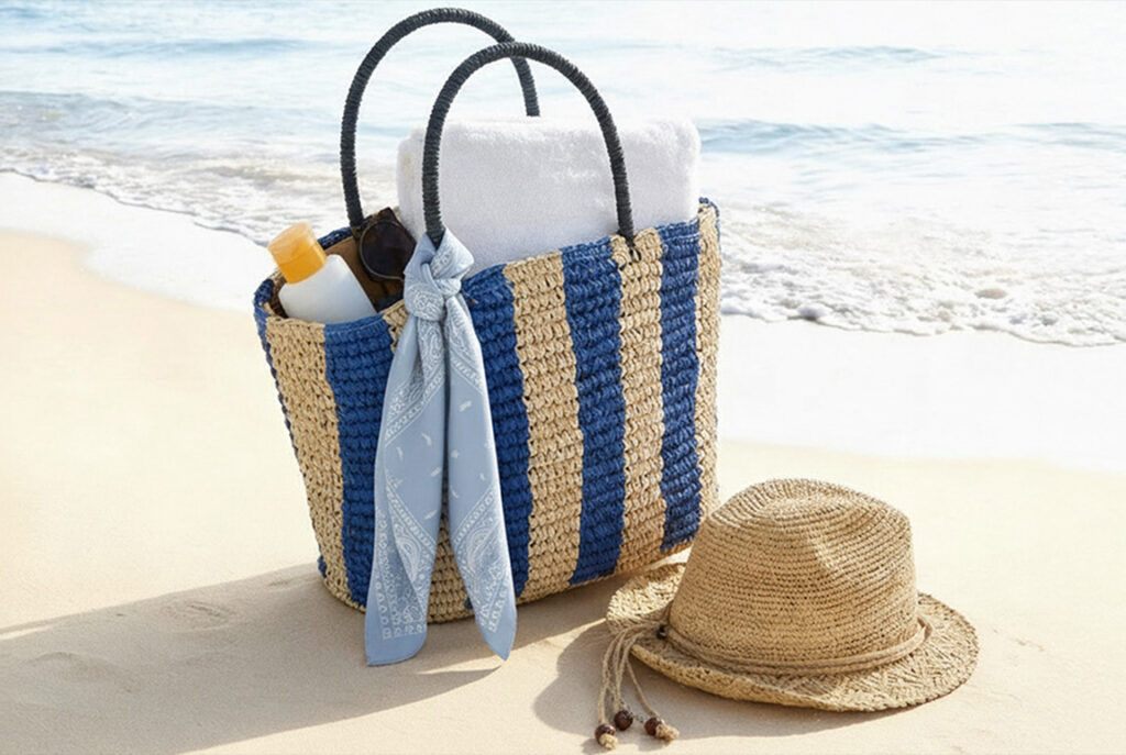 Beachessentials: Tas en Hoed
