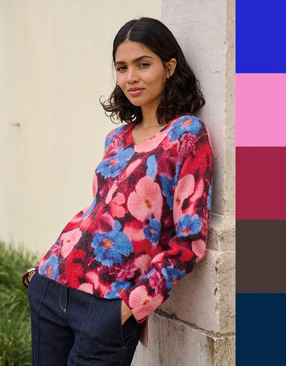Blauw combineren - Look met royalblauw