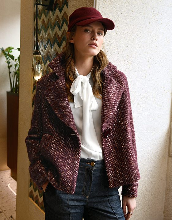 Blazers combineren voor elk figuur - korte blazer