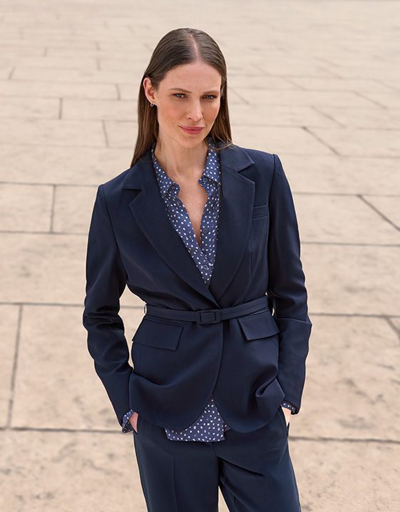 Blazers combineren voor elk figuur - getailleerde blazer