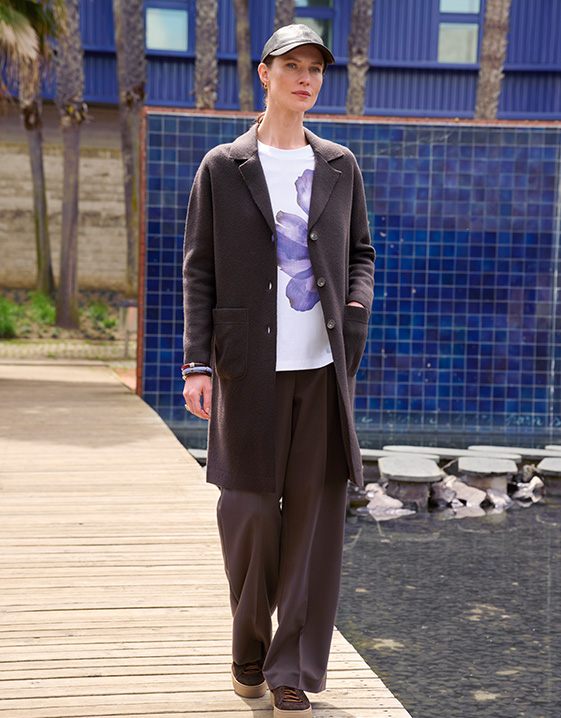 Bruin combineren: monochrome Look en Bruin