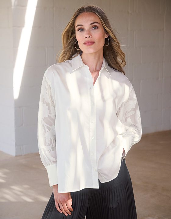 Damesblouses voor elk figuur: de oversized blouse