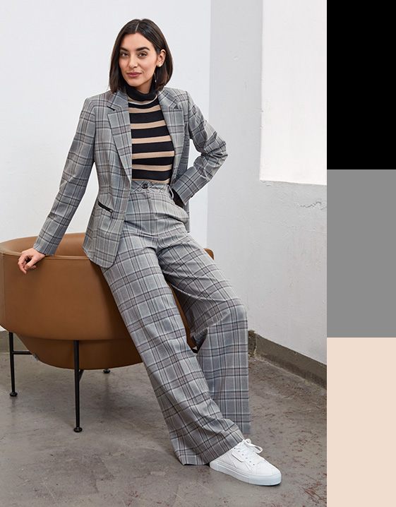 Grijs combineren - Look met middengrijs