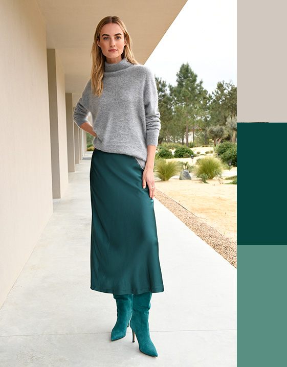 Groen combineren: Look met Dannengroen