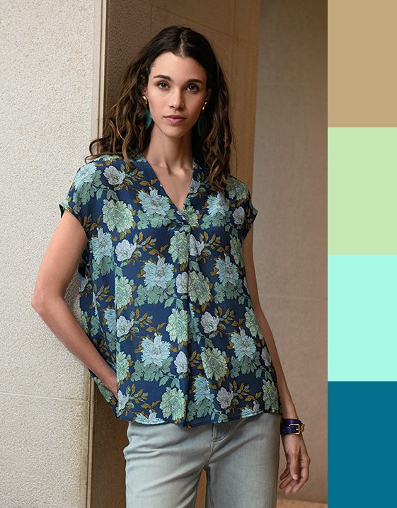 Pastellfarben kombinieren: Look mit Pistaziengrün