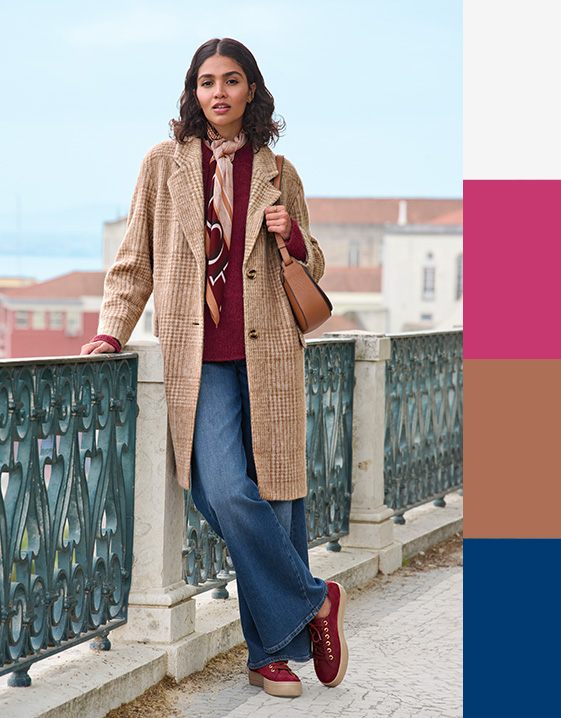 Pink und Rosa kombinieren: Look mit Himberrrosa