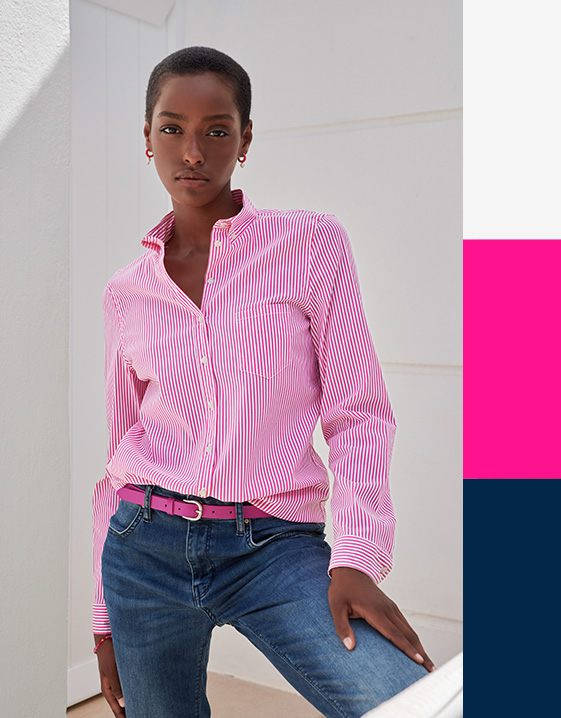 Pink und Rosa kombinieren: Look mit Tofeepink