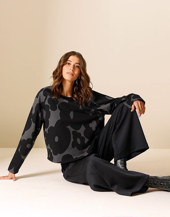 zwart en wit combineren: monochrome look in zwart