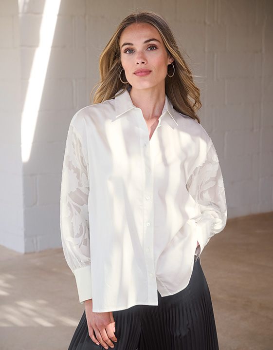 zwart en wit combineren: Uni-mix-outfit