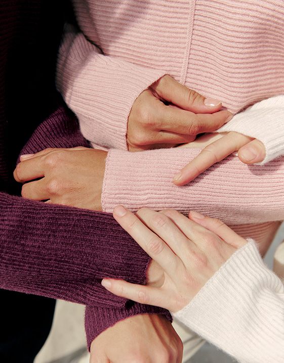 Kasjmier- en breimode-trends: kleuren