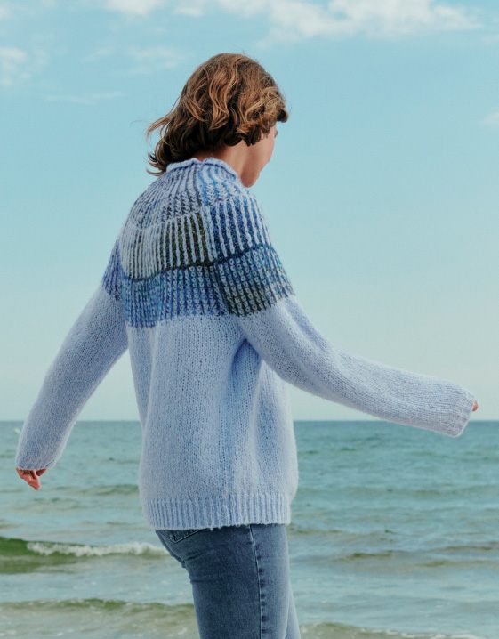 Kasjmier- en breimode-trends: norse truien