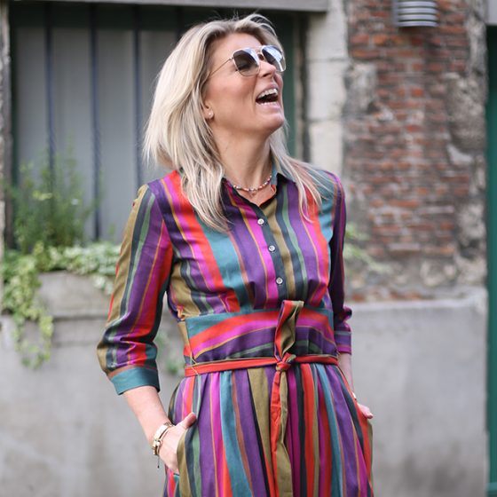 Lonneke: Hallo trend! Hallo sunset-colors jurk!