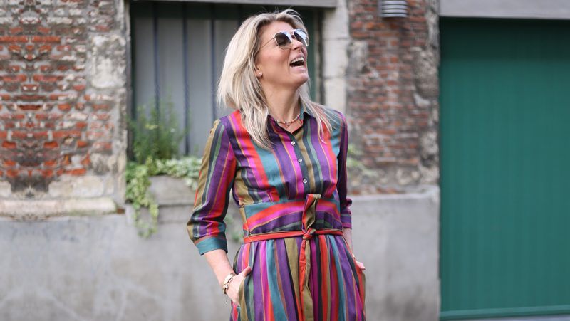 Lonneke: Hallo trend! Hallo sunset-colors jurk!