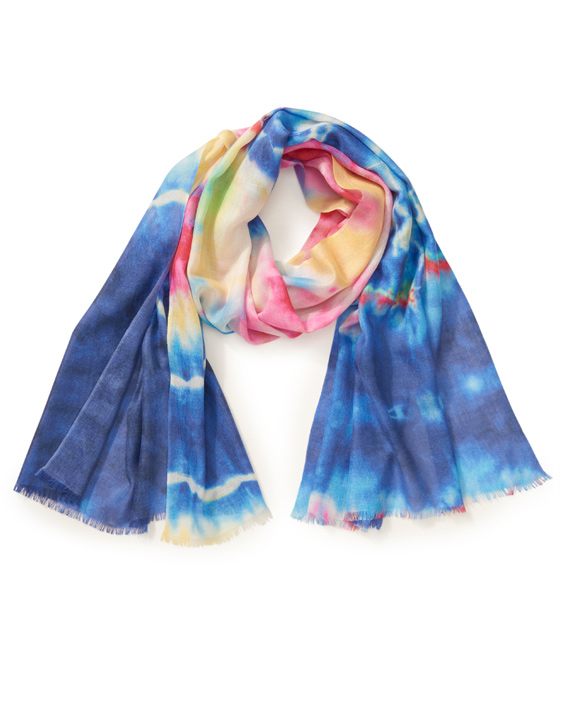 Trend Tie-Dye: Keypiece Sjal